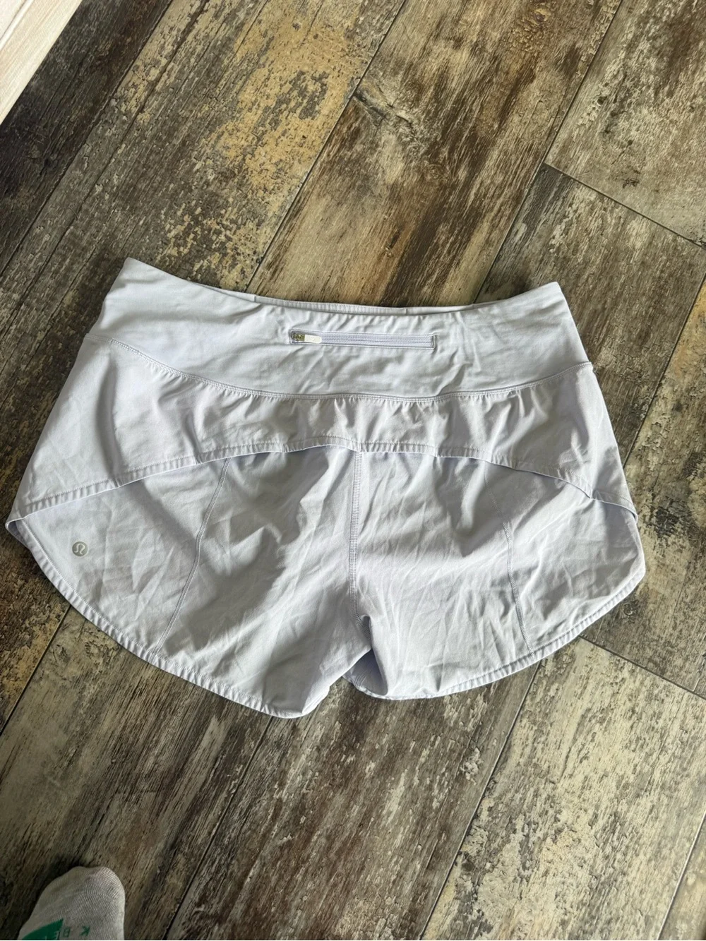 Lululemon icey blue Speed Up running shorts - 12 (4 inch inseam)
